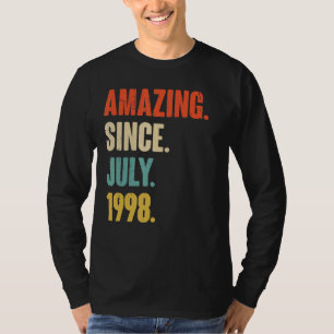 Amazing Since July 1998  24 Year Old Gift 24th Bir T-Shirt