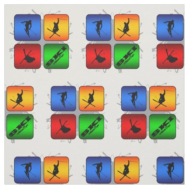 Amazing Ski Urban Style Fabric (Swatch)