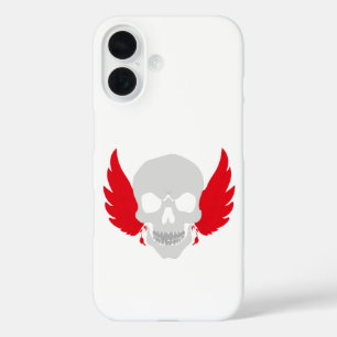 amazing skull with wings iPhone 16 case