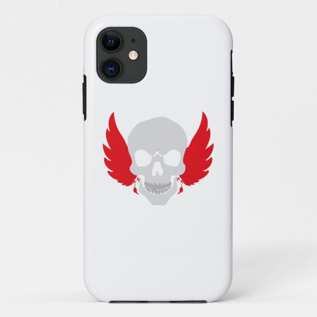 amazing skull with wings Case-Mate iPhone case (Back)
