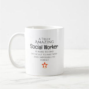 Amazing Social Worker Hard To Find Personalized Coffee Mug