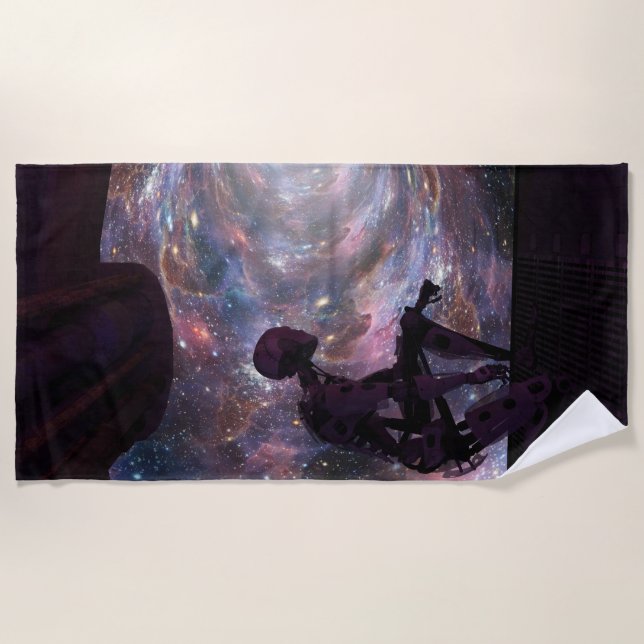 Amazing Space Beach Towel (Front)