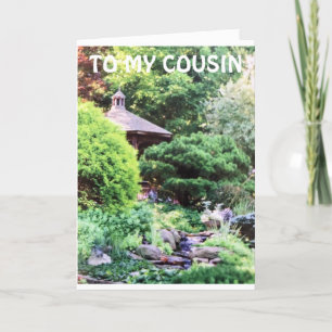 AMAZING & SPECIAL ***COUSIN*** BIRTHDAY CARD