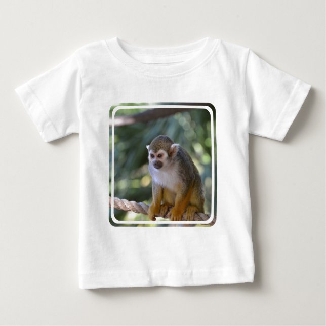 Amazing Squirrel Monkey Baby T-Shirt (Front)