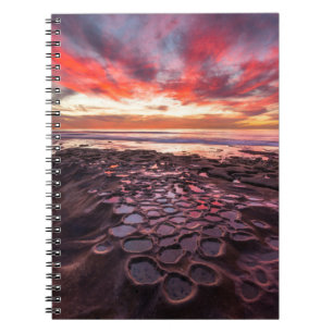 Amazing sunset at the tide pools notebook