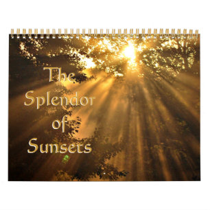 Amazing Sunset Photography Calendar