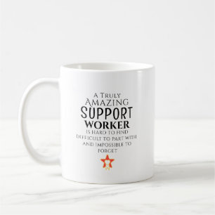 Amazing Support Worker Hard To Find Personalised  Coffee Mug