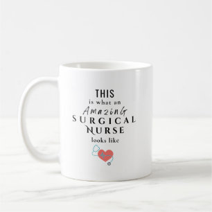 Amazing Surgical Nurse Personalised Coffee Mug