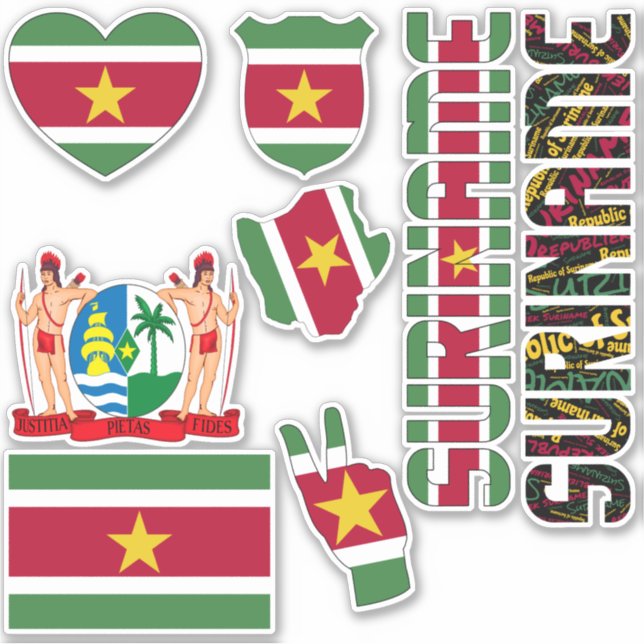 Amazing Suriname Shapes National Symbols (Front)