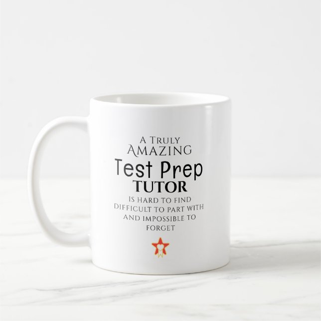 Amazing Test Prep Tutor Hard To Find Personalised  Coffee Mug (Left)