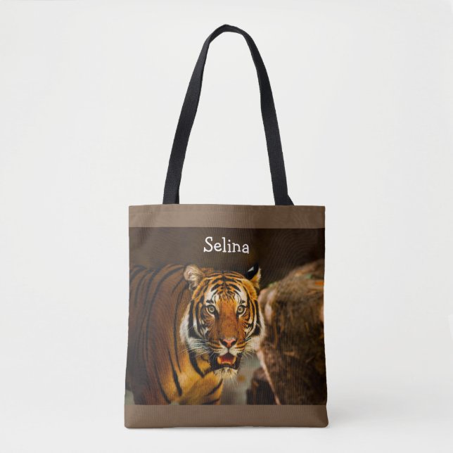 Amazing Tiger picture Tote Bag (Front)
