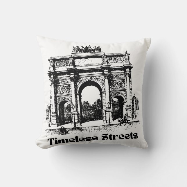 Amazing Timeless streets hands bag for you  Cushion (Front)