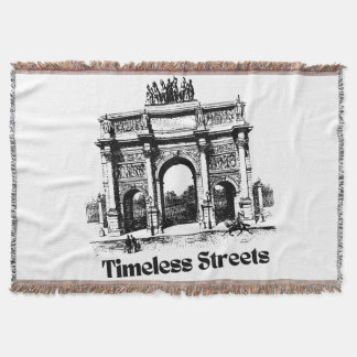 Amazing Timeless streets Throw Blanket