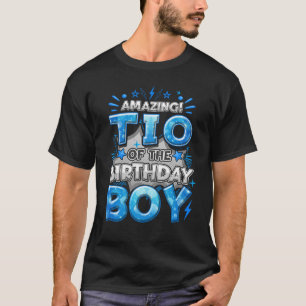 Amazing Tio Of The Birthday Boy Matching Family Pa T-Shirt