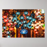 Amazing traditional handmade turkish lamps in souv