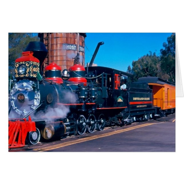 Amazing Train Blank Card (Front Horizontal)