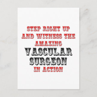 Amazing Vascular Surgeon In Action Postcard