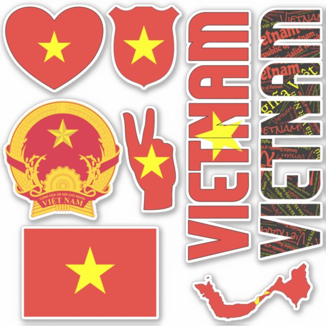 Amazing Vietnam Shapes National Symbols (Front)