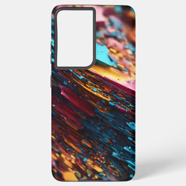 Amazing wallpapers, 3d, beautifull, drippy abstrac samsung galaxy s21 ultra case (Back)