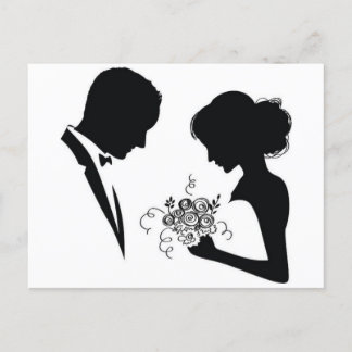 amazing wedding invitation postcard