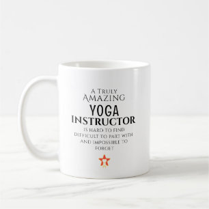 Amazing Yoga Instructor Hard To Find Personalised Coffee Mug