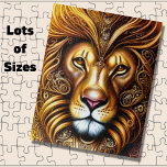 Amazingly Beautiful Golden Lion  Jigsaw Puzzle<br><div class="desc">Amazingly Beautiful Golden Lion - see this design on other products in my store</div>