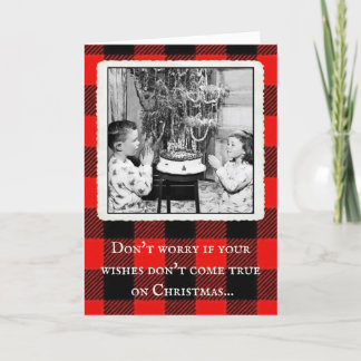 "Amazon Christmas Wishes" Vintage Xmas Card