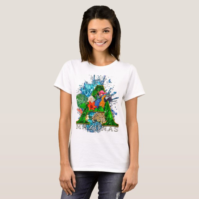 Amazon fauna and flora T-Shirt (Front Full)