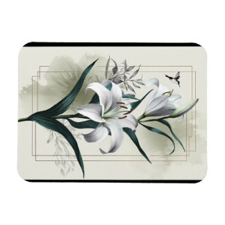 Amazon Lily Art – Gold & Scandi Style Magnet