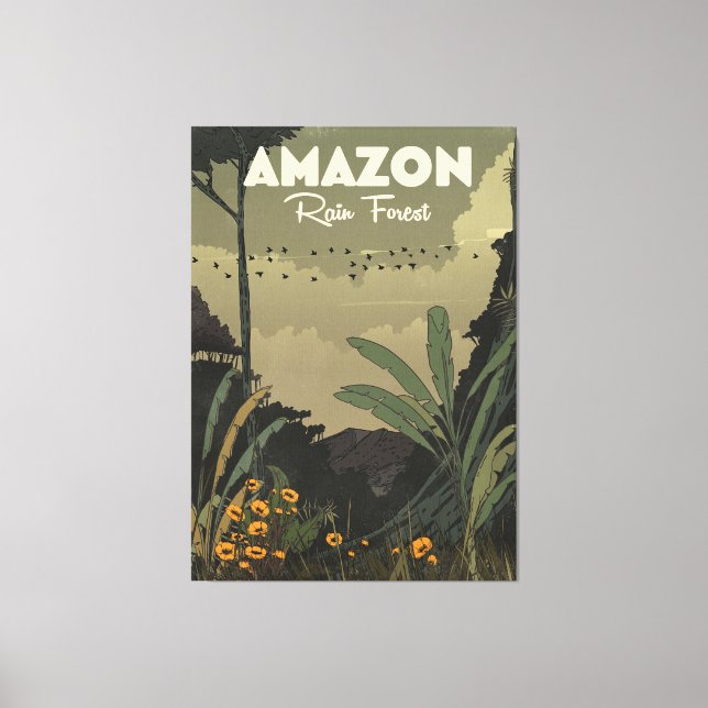 Amazon Rain Forest Canvas Print (Front)