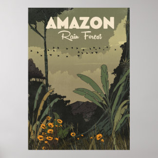 Amazon Rain Forest Poster