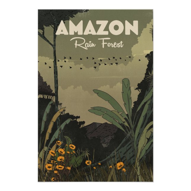 Amazon Rain Forest Poster (Front)