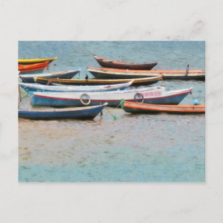 Amazon River Boats Brazil Postcard