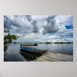 Amazon Tourist Boat Poster