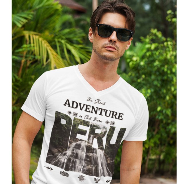 Amazonas Peru | Rainforest, Waterfall, Bayoz, Inca T-Shirt (Creator Uploaded)