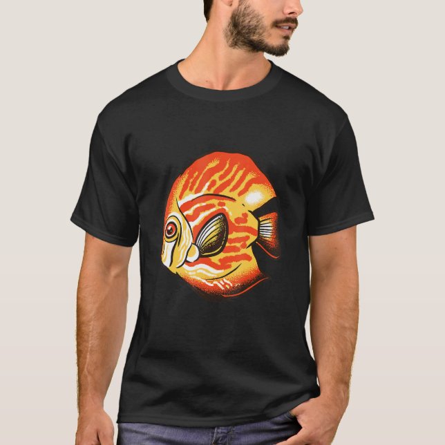Amazonas River Zoo Animals Children Fish Discus T-Shirt (Front)