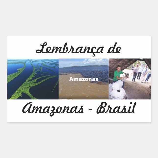 Amazonas souvenir sticker (Front)
