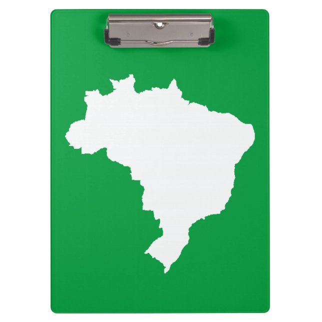 Amazonian Green Festive Brazil at Emporio Moffa Clipboard (Front)