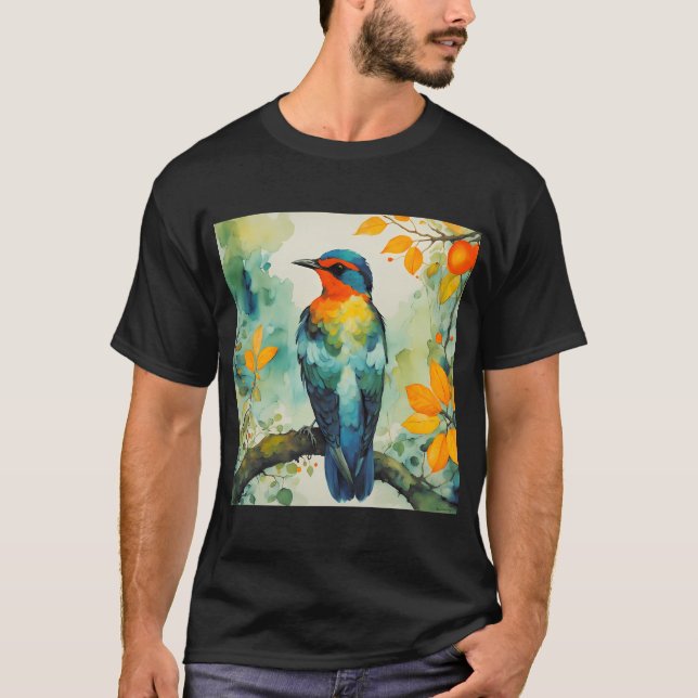 Amazonian Tropical Birds T-Shirt (Front)