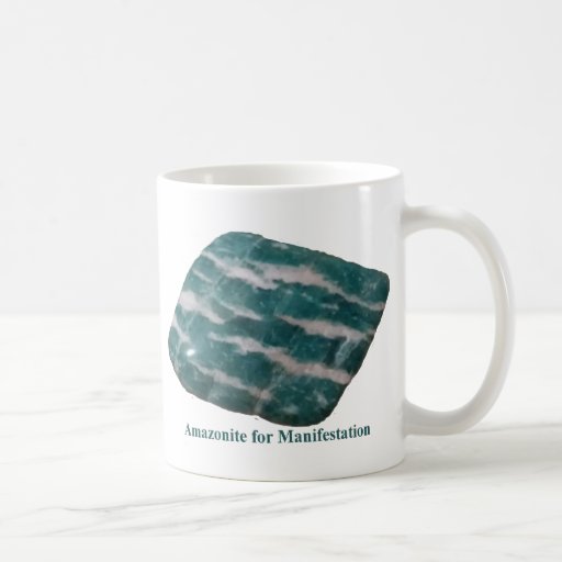 Amazonite for Manifestation Mug by IreneDesign2011