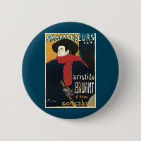 Ambassadeurs: Artistide Bruant by Toulouse Lautrec