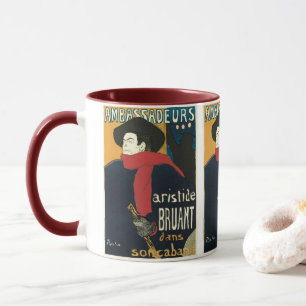 Ambassadeurs: Artistide Bruant by Toulouse Lautrec Mug