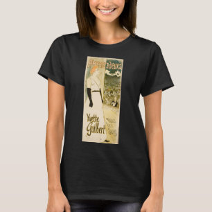 Ambassadeurs Yvette Guilbert by Theophile Steinlen T-Shirt