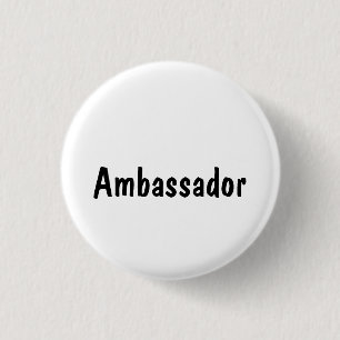 Ambassador 3 Cm Round Badge