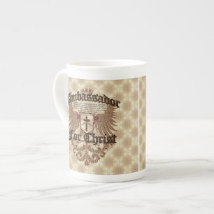 Ambassador For Christ, Corinthians Bible Verse Bone China Mug