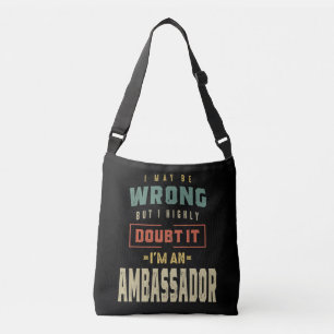 Ambassador Job Title Gift Crossbody Bag