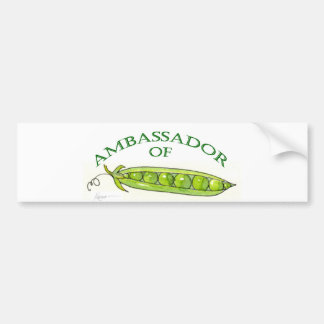 Ambassador of Peas Bumper Sticker