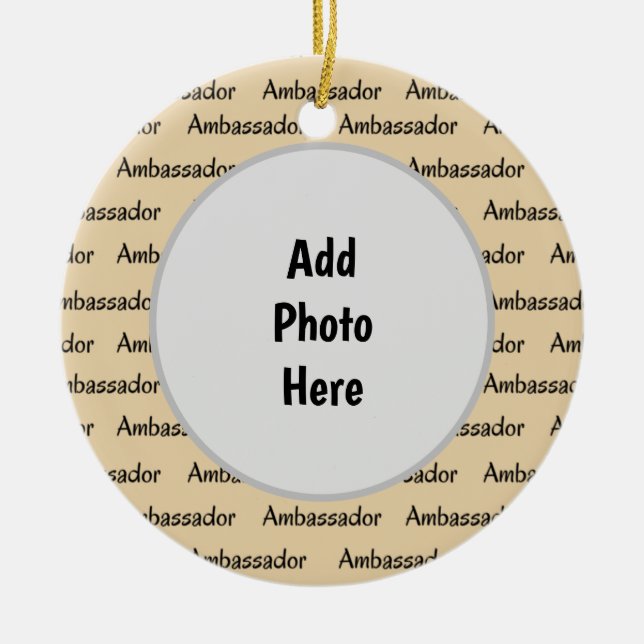 Ambassador Scout Christmas Ornament (Front)