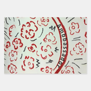 Ambassador Wrapping Paper Sheet