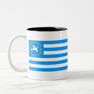 Ambazonia - Amba Land - Flag of Southern Cameroons Two-Tone Coffee Mug